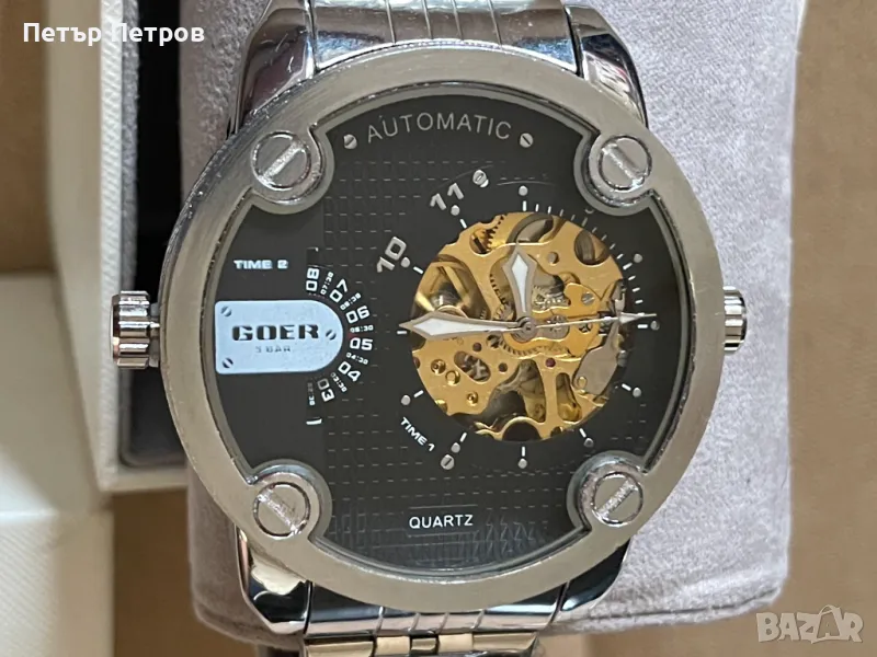 GOER Automatic-Quartz ОТЛИЧЕН!, 160 лв, снимка 1