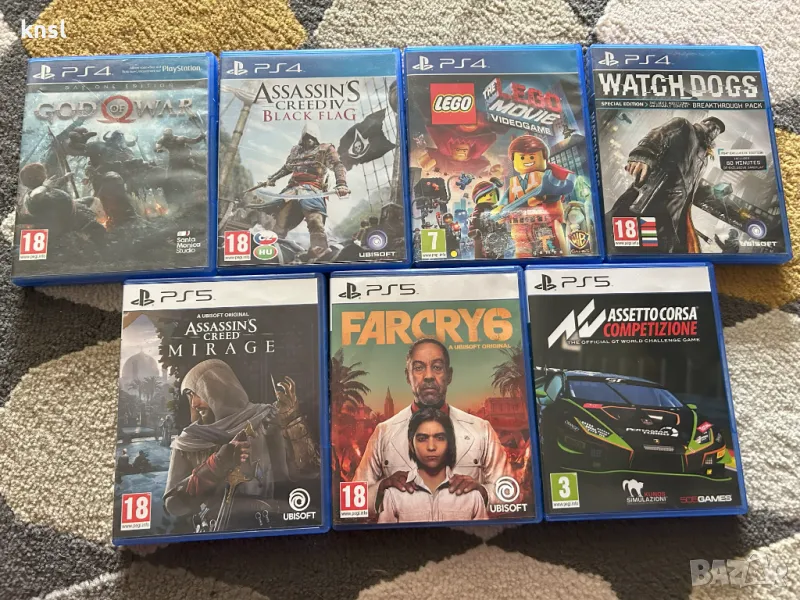 Продавам игри за PS4 и PS5, снимка 1