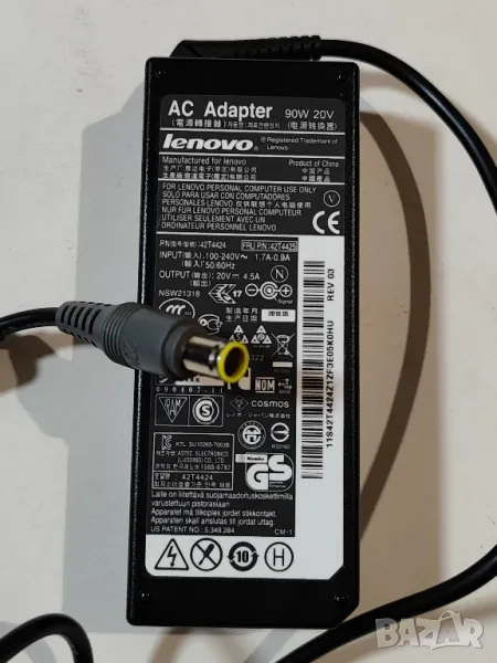 Оригинално зарядно LENOVO 20V / 4.5A / 90W, снимка 1