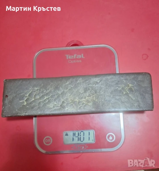 Калай плочка, снимка 1