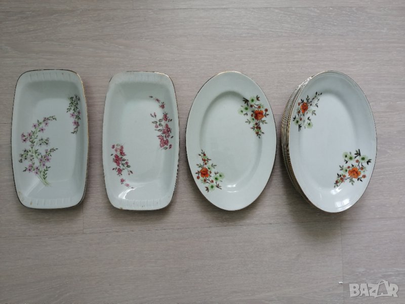 Чинии / стар порцелан / стар сервиз, снимка 1