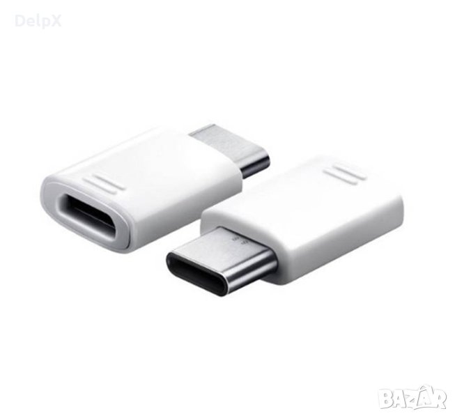 Букса преходна MICRO USB(ж)/TYPE-C(м), снимка 1