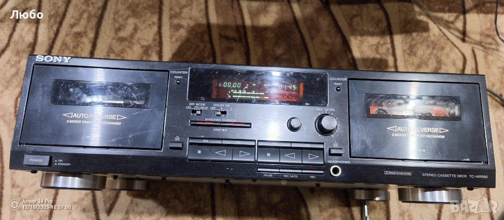 Дек SONY tc wr590, снимка 1