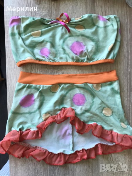 Костюмче за плаж и поличка за плаж- р-р XS/S, снимка 1