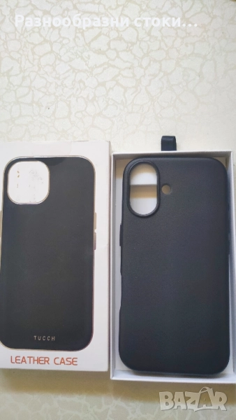 Нов кожен калъф TUCCH за iPhone 16 (6.1 инча), снимка 1