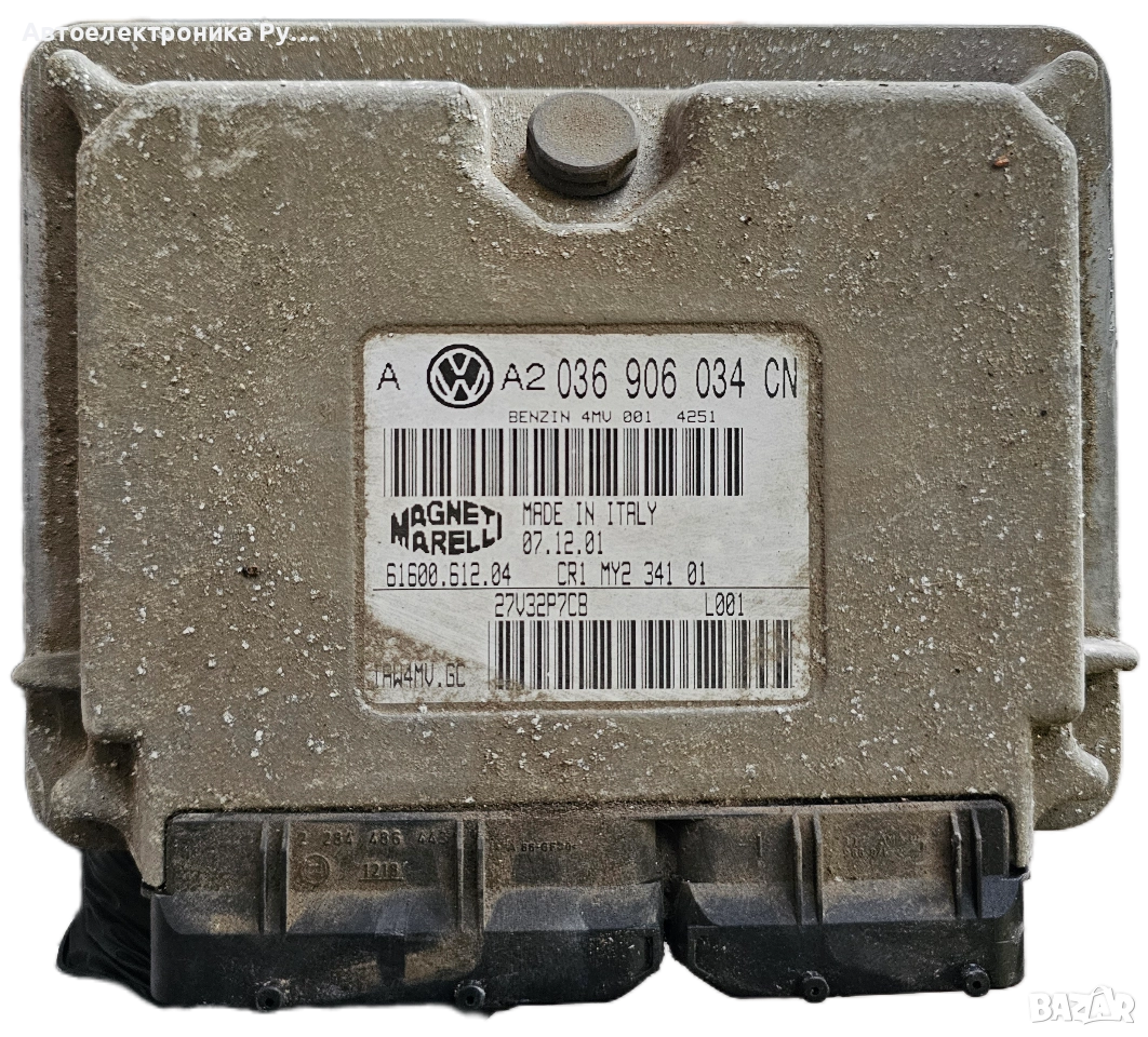 Компютър VW VOLKSWAGEN GOLF BORA 1.6 AZD, 036 906 034 CN, 036906034CN, 61600.612.03, IAW4MV.GC, снимка 1