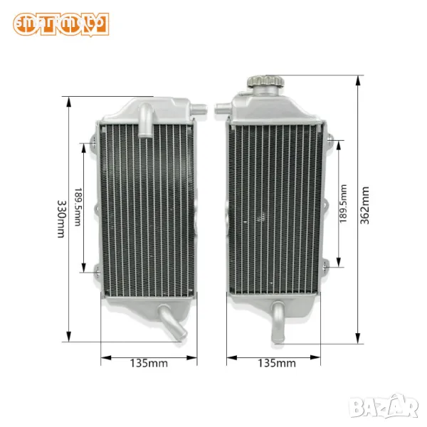 Радиатор за Yamaha YZ250F 10-13, снимка 1