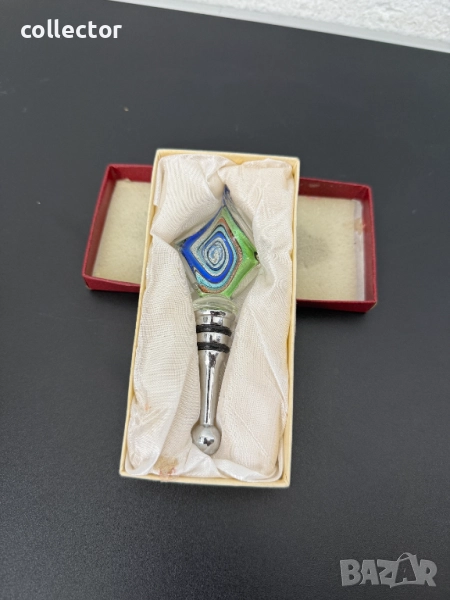 Тапа за бутилка стил Мурано. №7417, снимка 1