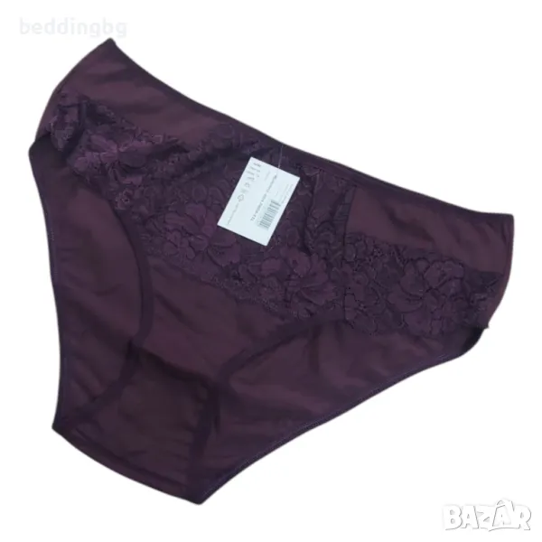 Ивон Бикини "Елегант" – Лилаво, Памук и Дантела, снимка 1