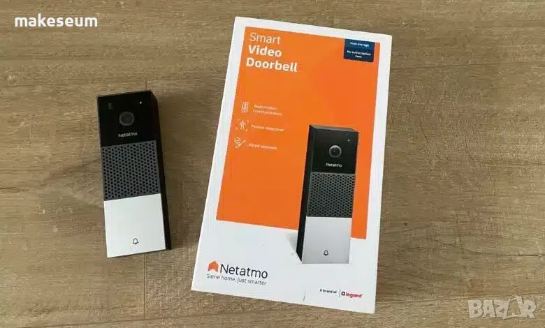 Смарт видео звънец Netatmo Video Doorbell Homekit, снимка 1