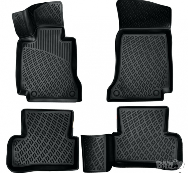 Гумени стелки RizLine за Mercedes C-class / w205 2014-, снимка 1