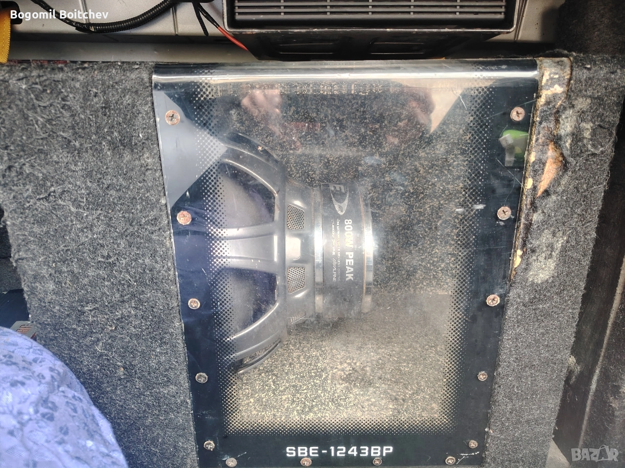 бас каса alpine стъпало jbl, снимка 1