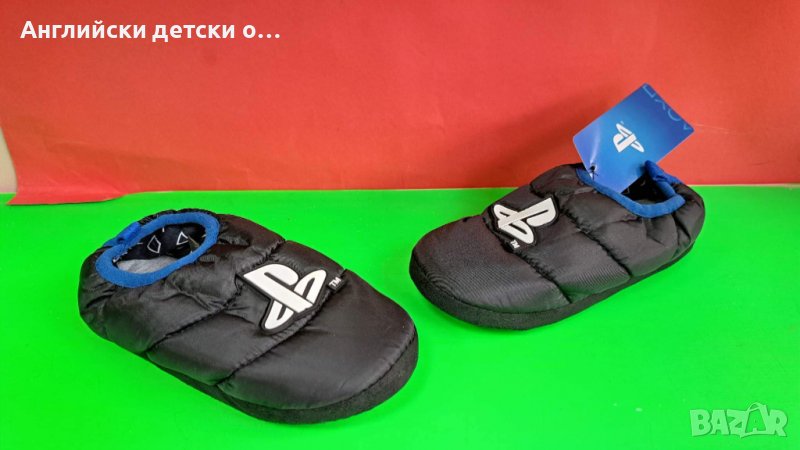 Английски детски пантофи-PLAYSTATION, снимка 1
