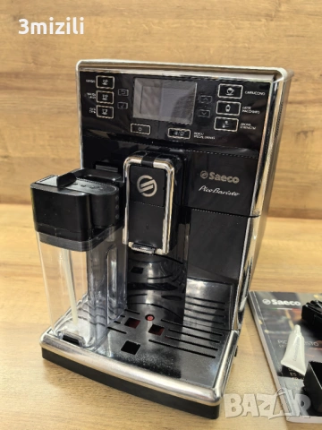 Saeco PikoBaristo black - внос от Германия , с БГ меню., снимка 4 - Кафемашини - 53137250