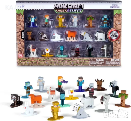 Jada Toys Minecraft Multi Pack мини фигурки 253265008, снимка 1 - Фигурки - 49006169