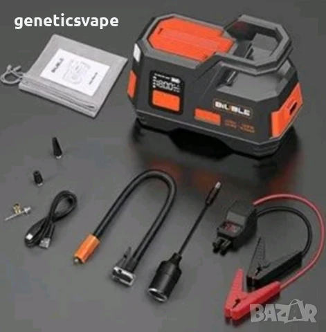 jump starter 4500A стартер за кола 12v мощен със компресор
