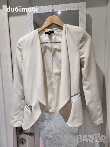 Бяло сако H&M