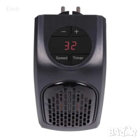 Мини вентилаторна керамична печка 350 Компактна мощност за топлина и комфорт, снимка 3 - Отоплителни печки - 47949798