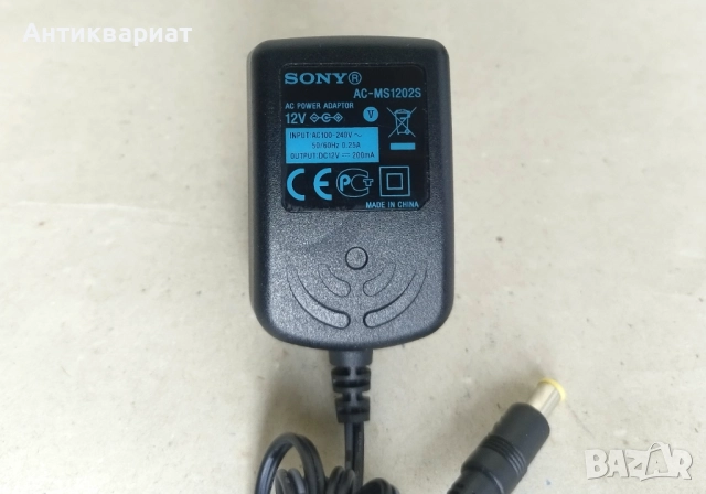 Оригинално зхранване, адаптер Sony AC-MS1202S (12V / 200mA), снимка 2 - Други - 52800237