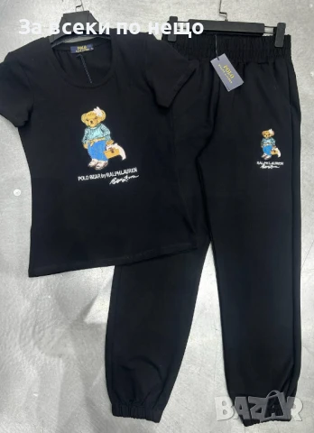 Polo Ralph Lauren Дамски Спортен Комплект Тениска И Долнище🔝Дамски Спортен Екип - 2 Цвята Код A672, снимка 3 - Спортни екипи - 50677412