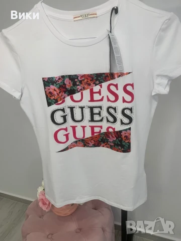 Тениска Guess нова с етикет, снимка 3 - Тениски - 50449553