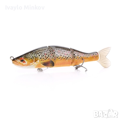 11.5см. 17г Воблер Metal Jointed Soft Tail VTAVTA, снимка 5 - Стръв и захранки - 52990312