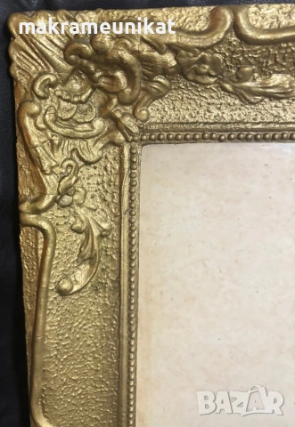 Рамки със стъкло, дървени, красива декорация, за картина, гоблен, огледало, 3 броя, снимка 2 - Антикварни и старинни предмети - 53036657