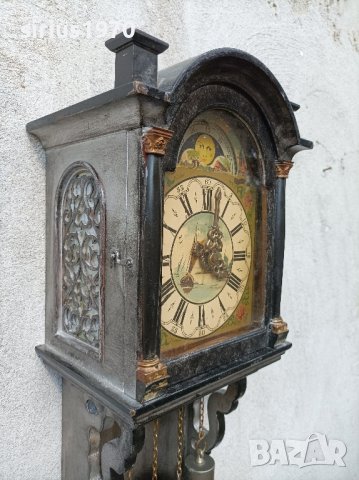 фризийски стенен рисуван часовник, снимка 2 - Стенни часовници - 41634822