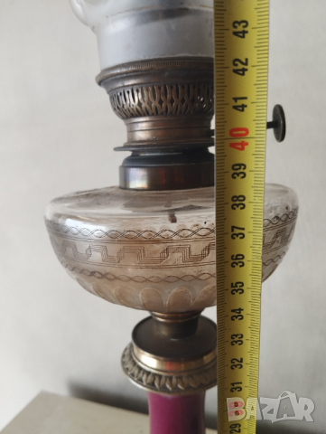 газова (газена) лампа арт нуво, снимка 5 - Други ценни предмети - 44805540