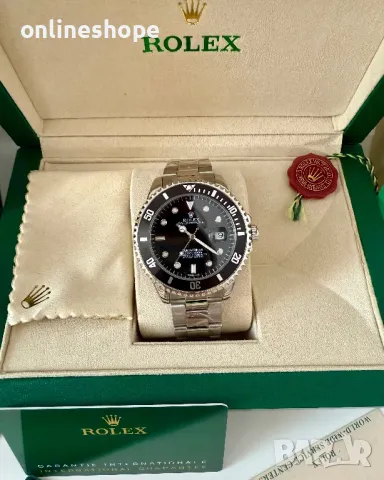 Часовник Rolex Submariner - Самонавиващ механизъм с кутия и документи, снимка 15 - Мъжки - 49420760