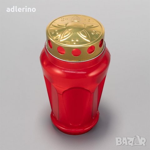 Декоративни латерни, червени, конусовидни, 17x10 см, церемониални латерни - фенери, ок.120ч светене, снимка 3 - Други - 34316576