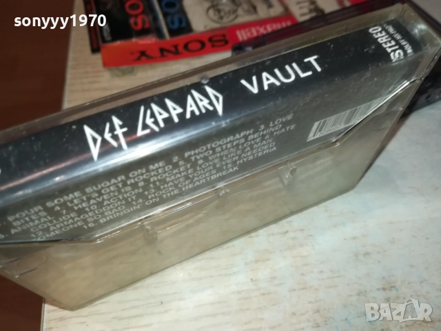 DEF LEPPARD TAPE 1710251638, снимка 2 - Аудио касети - 52089561