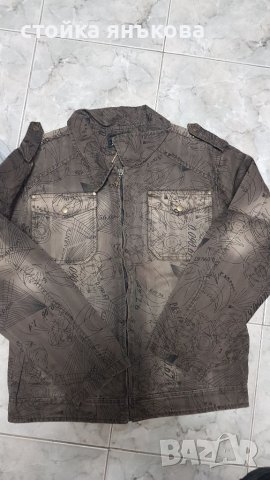 Продавам мъжко яке памучен дънков плат., снимка 1
