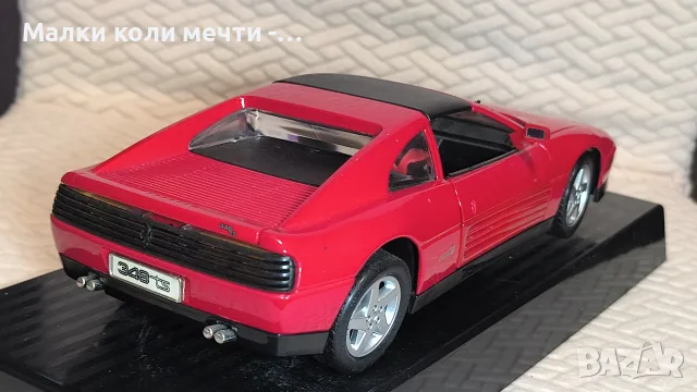 Метална кола Ферари, мащаб 1:18 , снимка 4 - Колекции - 56066499