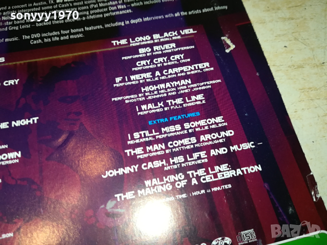 johnny cash cd+dvd ВНОС germany 0903242007, снимка 12 - CD дискове - 44687063