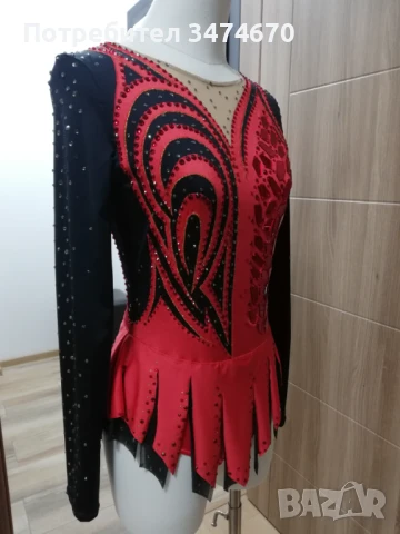 Трико ново за художествена гимнастика размер S, снимка 3 - Художествена гимнастика - 51329091