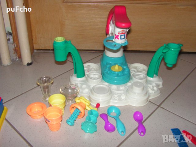 Сладоледена фабрика на Play-Doh + фризьорски салон и още, снимка 4 - Пластелини, моделини и пясъци - 34482343