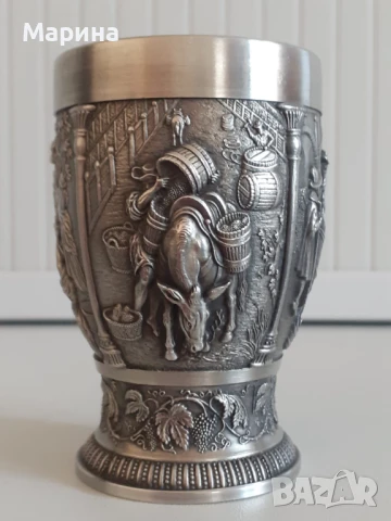 Немски чаши за ракия, 30 мл. Antik*Vintage #81, снимка 5 - Антикварни и старинни предмети - 50737704