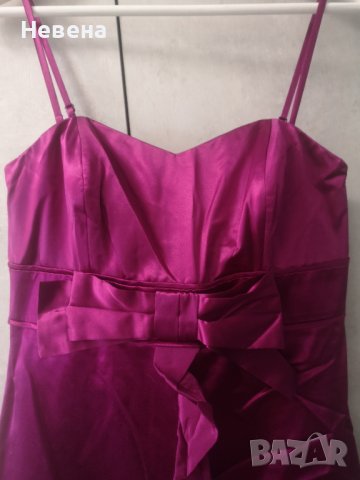 Рокля  естествена коприна Нова циклама Monsoon, размер М, снимка 5 - Рокли - 40913209