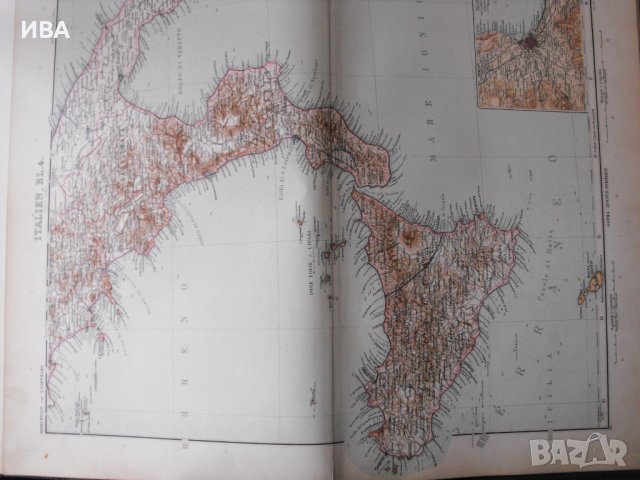 Stielers HAND-ATLAS.  Gotha: Justus Perthes, 1909., снимка 4 - Енциклопедии, справочници - 41312376