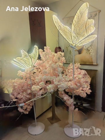 Светещи пеперуди , снимка 2 - Декорация за дома - 52681811