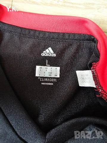Оригинална мъжка тениска Adidas Climacool x F.C. Manchester United / Season 18-19 (Training), снимка 4 - Тениски - 51285448