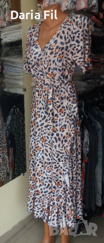 Дълга рокля тип "прегърни ме", снимка 2 - Рокли - 41877071