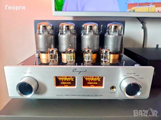 Лампов усилвател Cayin MT-45MK3, снимка 2 - Ресийвъри, усилватели, смесителни пултове - 53474254