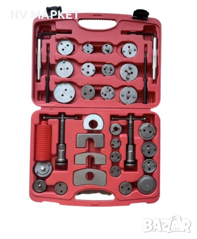 Комплект инструменти за смяна на накладки - 35 части