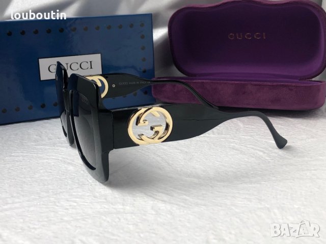 Gucci 2023 дамски слънчеви очила два цвята , снимка 10 - Слънчеви и диоптрични очила - 40780932