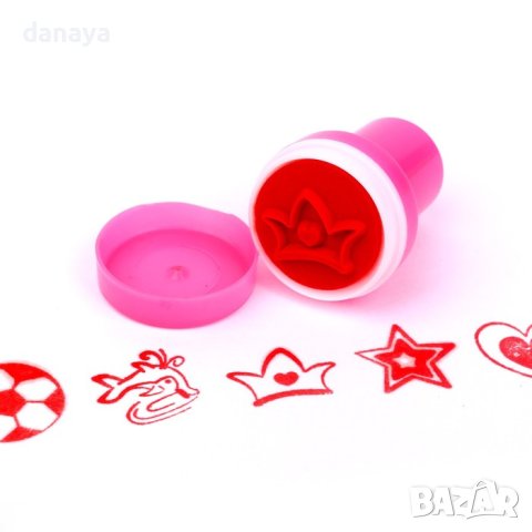 3833 Комплект детски печати за украса и игра, 10 броя, снимка 2 - Ученически пособия, канцеларски материали - 41400476