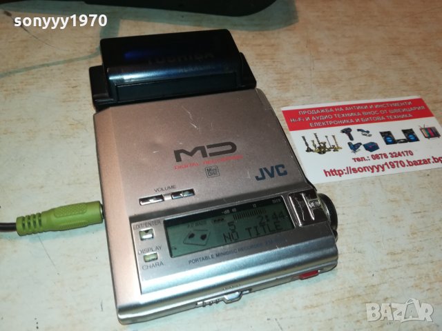 JVC MiniDisc-MINIDISC RECORDER-JAPAN 0111211949, снимка 2 - MP3 и MP4 плеъри - 34660210