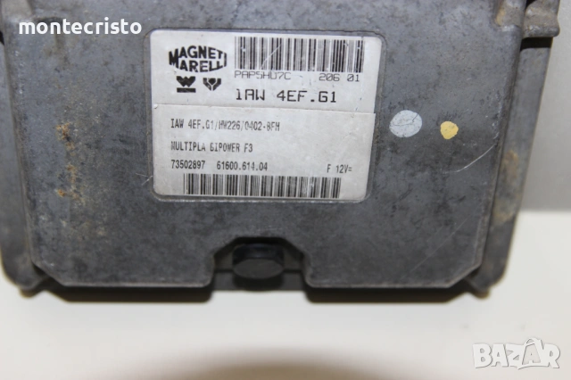 Моторен компютър Fiat Multipla (1999-2010г.) IAW 4EF.G1 / IAW4EFG1 / 73502897 / 6160061404, снимка 2 - Части - 53228583