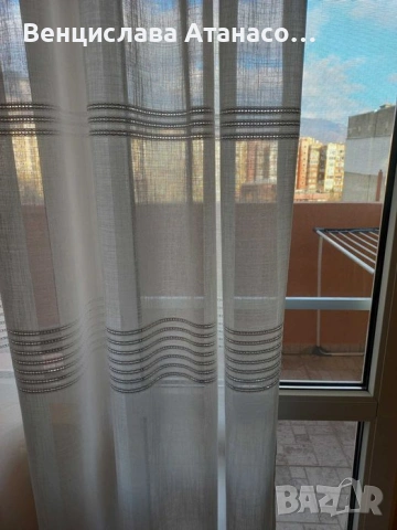 Перде от Лен, снимка 4 - Пердета и завеси - 53517038